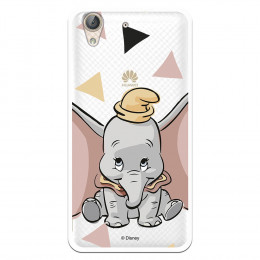 Carcasa Oficial Disney Dumbo silueta transparente para Huawei Y6 II - Dumbo- La Casa de las Carcasas