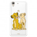 Carcasa Oficial Disney Simba y Nala transparente para Huawei Honor 5A - El Rey León- La Casa de las Carcasas