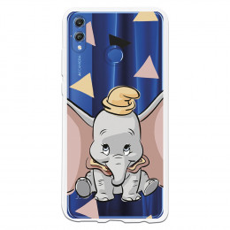 Carcasa Oficial Disney Dumbo silueta transparente para Huawei Honor 8X - Dumbo- La Casa de las Carcasas