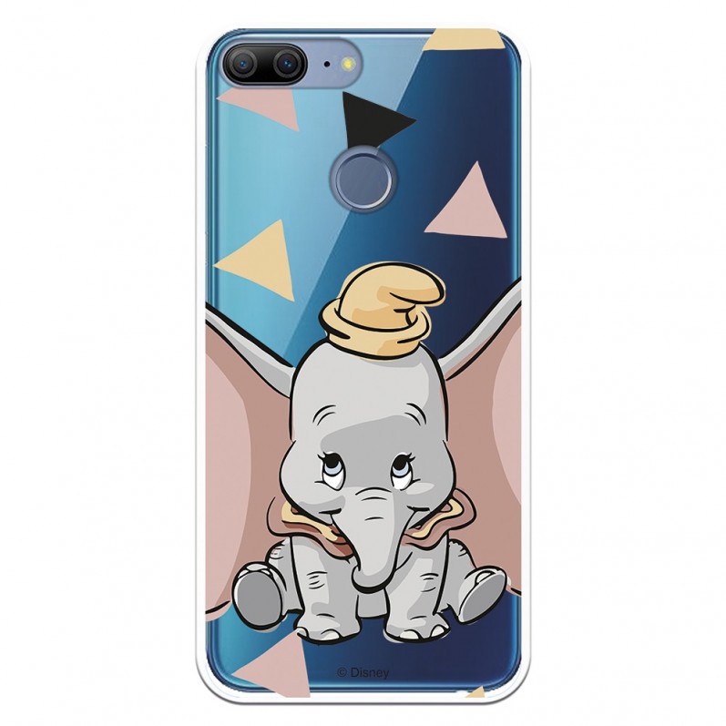 Carcasa Oficial Disney Dumbo silueta transparente para Huawei Honor 9 Lite - Dumbo- La Casa de las Carcasas