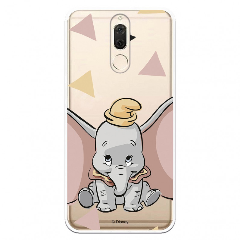 Carcasa Oficial Disney Dumbo silueta transparente para Huawei Mate 10 Lite - Dumbo- La Casa de las Carcasas