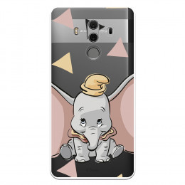 Carcasa Oficial Disney Dumbo silueta transparente para Huawei Mate 10 Pro - Dumbo- La Casa de las Carcasas