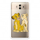 Carcasa Oficial Disney Simba y Nala transparente para Huawei Mate 10 - El Rey León- La Casa de las Carcasas