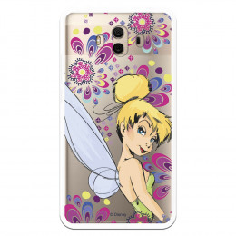 Carcasa Oficial Disney Campanilla Flores Transparente para Huawei Mate 10 - Peter Pan- La Casa de las Carcasas