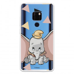 Carcasa Oficial Disney Dumbo silueta transparente para Huawei Mate 20 - Dumbo- La Casa de las Carcasas