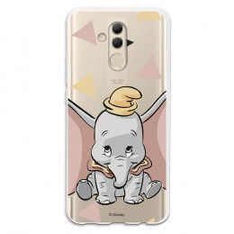 Carcasa Oficial Disney Dumbo silueta transparente para Huawei Mate 20 Lite - Dumbo- La Casa de las Carcasas