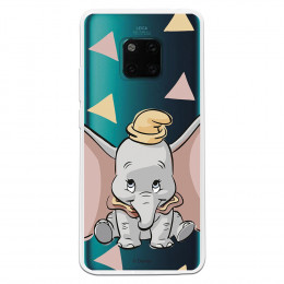 Carcasa Oficial Disney Dumbo silueta transparente para Huawei Mate 20 Pro - Dumbo- La Casa de las Carcasas