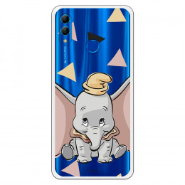 Carcasa Oficial Disney Dumbo silueta transparente para Huawei P Smart 2019 - Dumbo- La Casa de las Carcasas