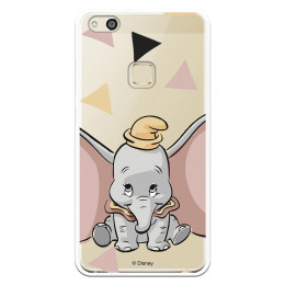 Carcasa Oficial Disney Dumbo silueta transparente para Huawei P10 Lite - Dumbo- La Casa de las Carcasas