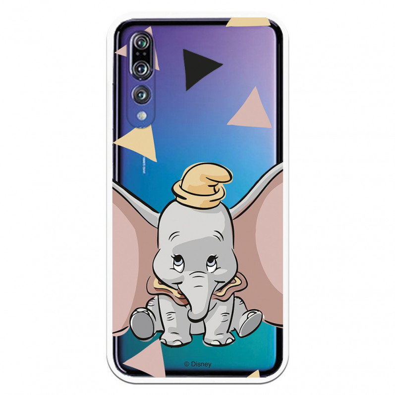 Carcasa Oficial Disney Dumbo silueta transparente para Huawei P20 Pro - Dumbo- La Casa de las Carcasas