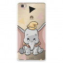 Carcasa Oficial Disney Dumbo silueta transparente para Huawei P8 Lite - Dumbo- La Casa de las Carcasas