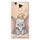 Carcasa Oficial Disney Dumbo silueta transparente para Huawei P9 Lite - Dumbo- La Casa de las Carcasas