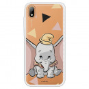 Carcasa Oficial Disney Dumbo silueta transparente para Huawei Y5 2019 - Dumbo- La Casa de las Carcasas