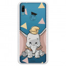 Carcasa Oficial Disney Dumbo silueta transparente para Huawei Honor 8A - Dumbo- La Casa de las Carcasas