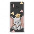 Carcasa Oficial Disney Dumbo silueta transparente para Huawei Y9 2019 - Dumbo- La Casa de las Carcasas