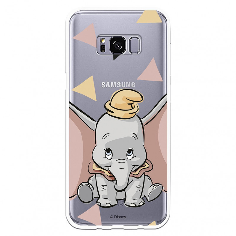 Carcasa Oficial Disney Dumbo silueta transparente para Samsung Galaxy S8 Plus - Dumbo- La Casa de las Carcasas