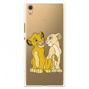 Carcasa Oficial Disney Simba y Nala transparente para Sony Xperia XA1 Ultra - El Rey León- La Casa de las Carcasas