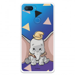 Carcasa Oficial Disney Dumbo silueta transparente para Xiaomi Mi 8 Lite - Dumbo- La Casa de las Carcasas