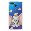 Carcasa Oficial Disney Dumbo silueta transparente para Xiaomi Mi 8 Lite - Dumbo- La Casa de las Carcasas