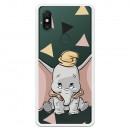 Carcasa Oficial Disney Dumbo silueta transparente para Xiaomi Mi Mix 3 - Dumbo- La Casa de las Carcasas