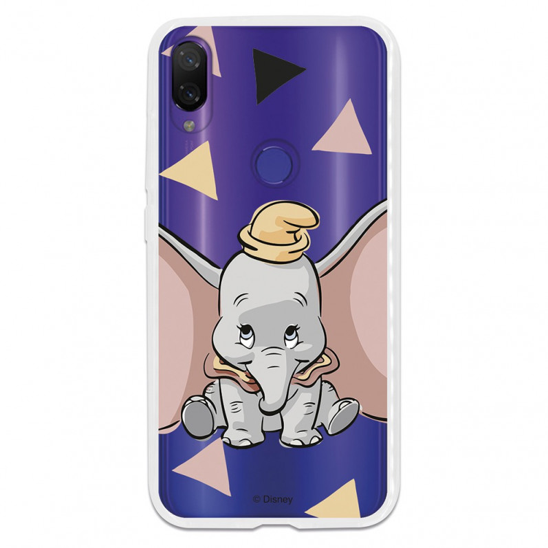 Carcasa Oficial Disney Dumbo silueta transparente para Xiaomi Mi Play - Dumbo- La Casa de las Carcasas