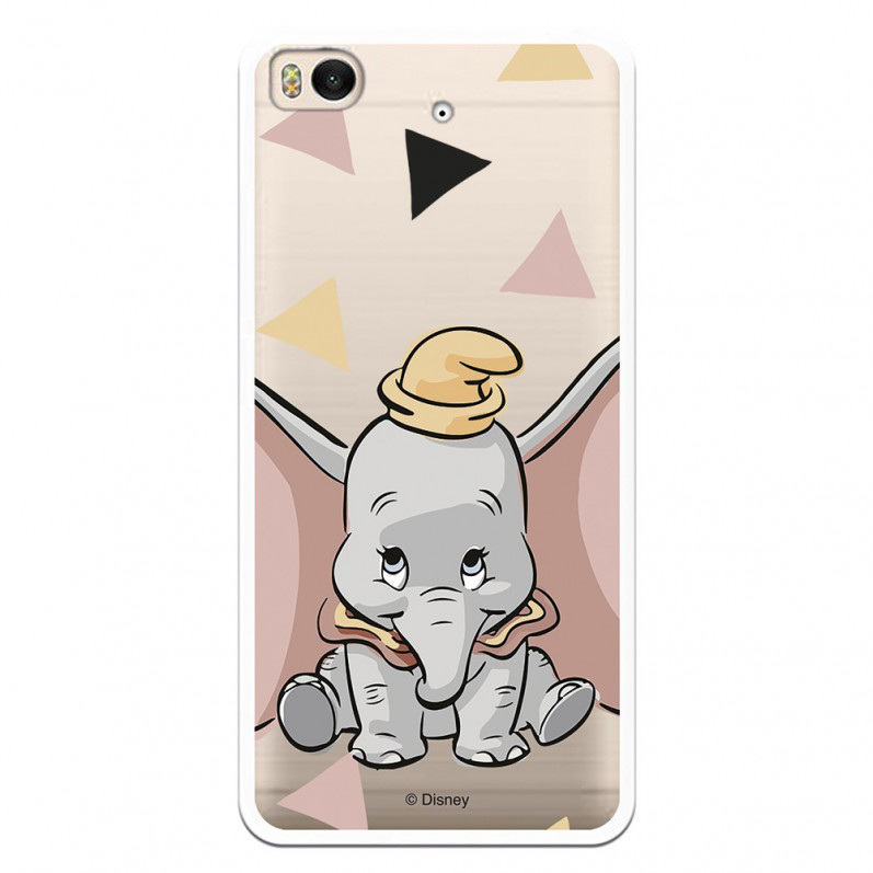 Carcasa Oficial Disney Dumbo silueta transparente para Xiaomi Mi 5S - Dumbo- La Casa de las Carcasas