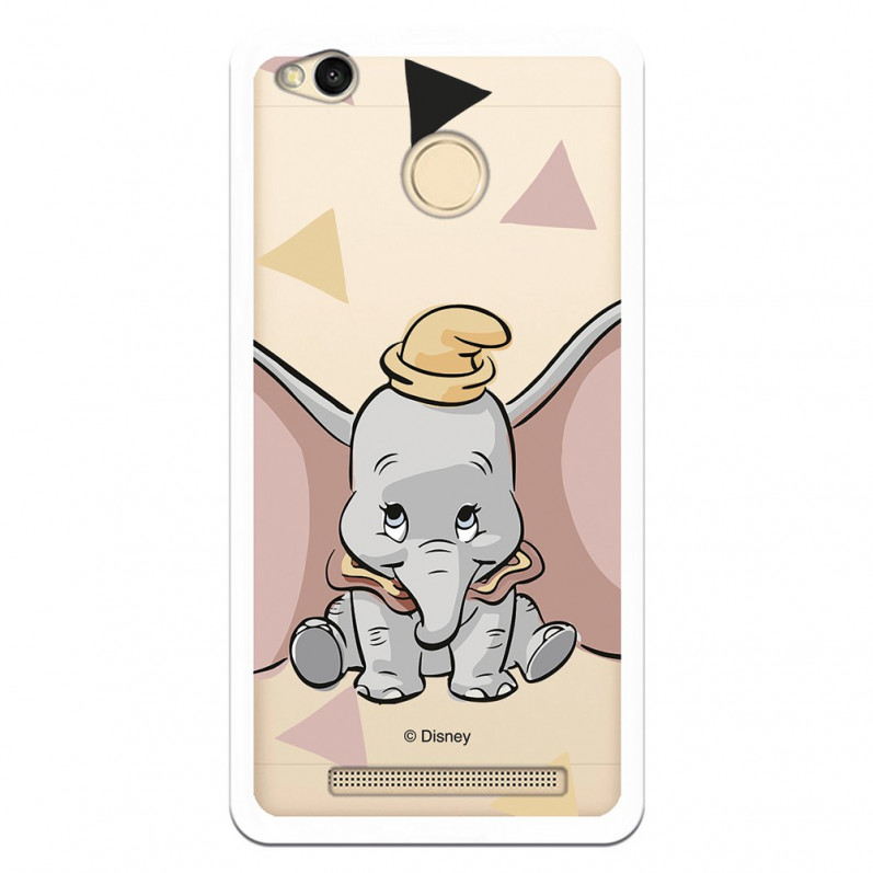 Carcasa Oficial Disney Dumbo silueta transparente para Xiaomi Redmi 3 Pro - Dumbo- La Casa de las Carcasas