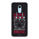 Oficiální pouzdro Disney Minnie Case, Black Embroidered Xiaomi Redmi 5 Plus