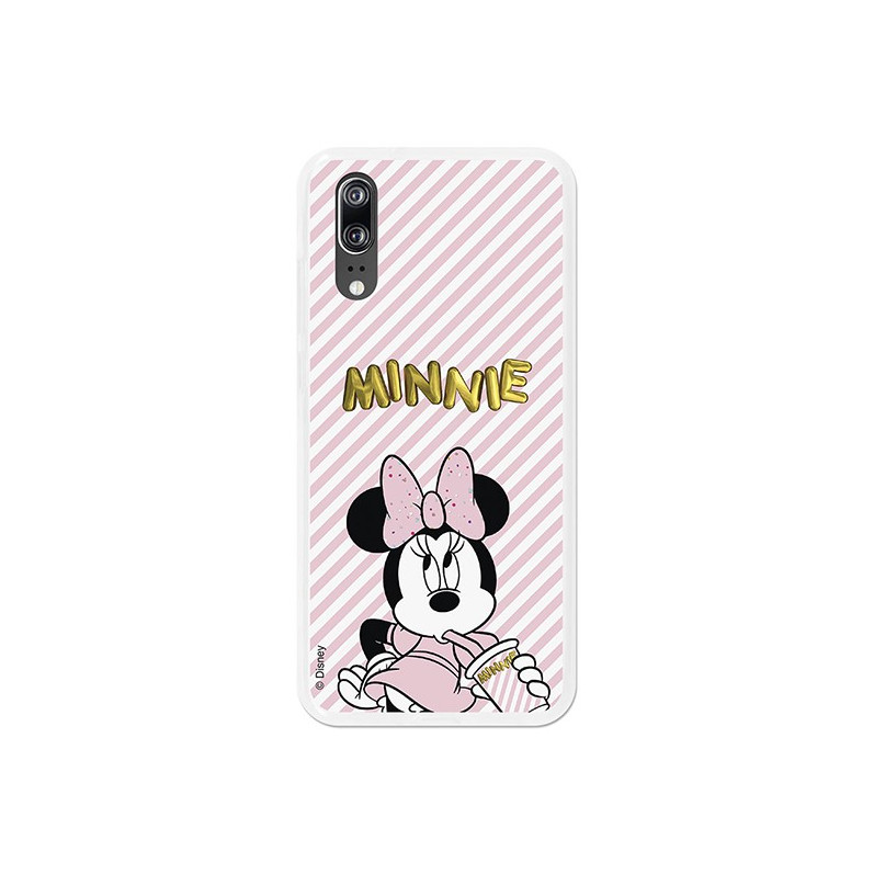 Huawei Oficiální pouzdro Disney Minnie, zlatý balónek P20