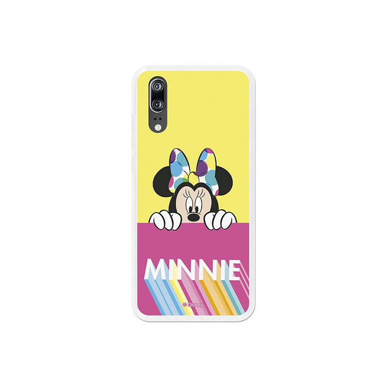 Huawei Oficiální pouzdro Disney Minnie, růžovo-žluté P20