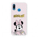 Oficiální pouzdro Disney Minnie, zlatý balónek Huawei P20 Lite