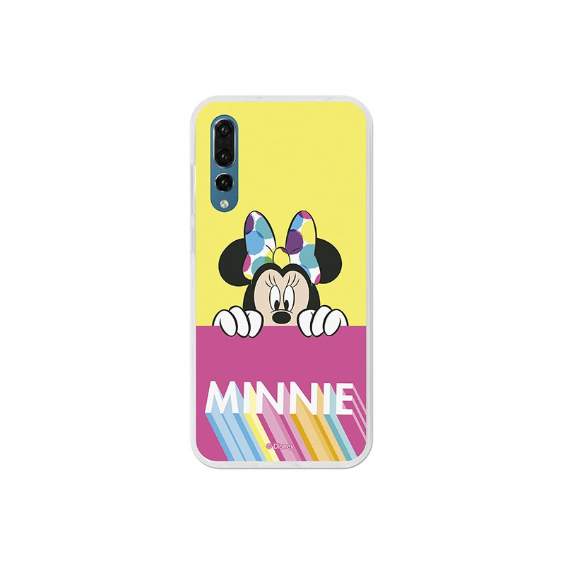 Huawei Oficiální pouzdro Disney Minnie, růžovo-žluté pouzdro pro P20 Pro