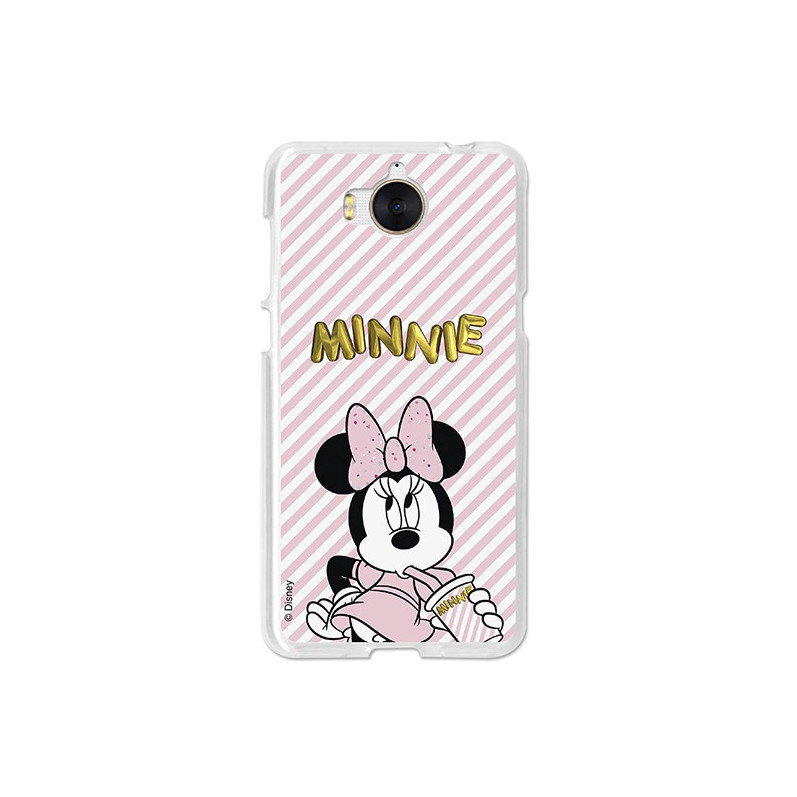 Huawei Oficiální pouzdro Disney Minnie, zlatý balónek Y5 2017