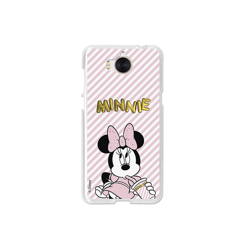 Huawei Oficiální pouzdro Disney Minnie, zlatý balónek Y6 2017