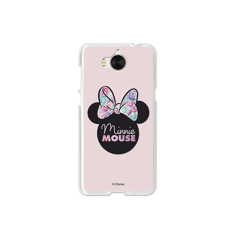 Huawei Oficiální pouzdro Disney Minnie Pink Shadow, Pink Shadow Y6 2017