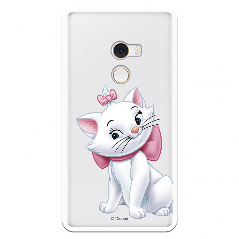 Oficiální průhledné pouzdro Disney Marie Silhouette pro Xiaomi Mi Mix 2 - The Aristocats