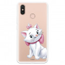 Oficiální průhledné pouzdro Disney Marie Silhouette pro Xiaomi Mi Max 3 - The Aristocats