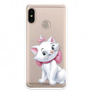 Oficiální průhledné pouzdro Disney Marie Silhouette pro Xiaomi Mi 6 Pro - The Aristocats