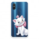 Oficiální průhledné pouzdro Disney Marie Silhouette pro Xiaomi Mi 8 Pro - The Aristocats