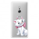 Sony Oficiální průhledné pouzdro Disney Marie Silhouette pro Xperia XZ3 - Aristocats