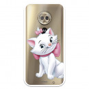 Motorola Moto Oficiální průhledné pouzdro Disney Marie Silhouette pro G6 Plus - The Aristocats