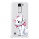 LG Oficiální průhledné pouzdro Disney Marie Silhouette pro K8 - The Aristocats