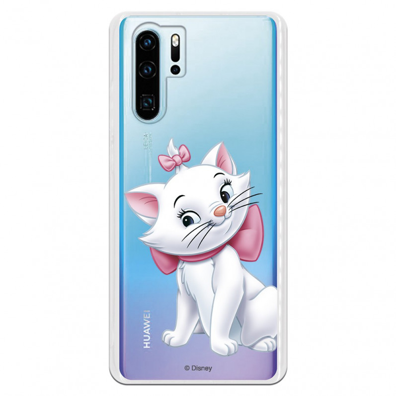 Huawei Oficiální průhledné pouzdro Disney Marie Silhouette pro P30 Pro - The Aristocats