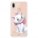 Huawei Oficiální průhledné pouzdro Disney Marie Silhouette pro P20 Lite - The Aristocats