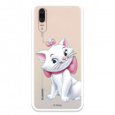 Huawei Oficiální průhledné pouzdro Disney Marie Silhouette pro P20 - The Aristocats