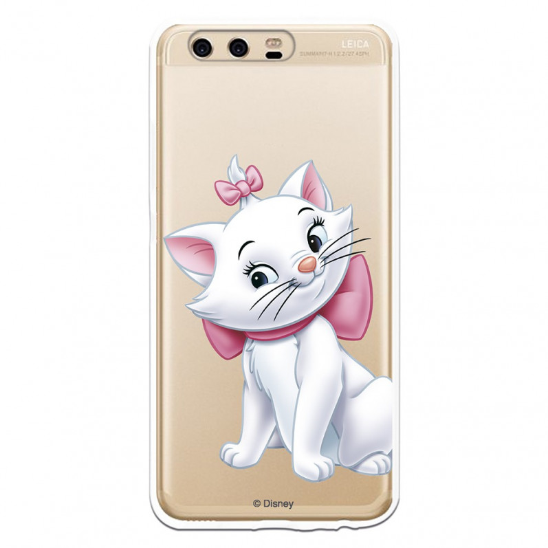 Huawei Oficiální průhledné pouzdro Disney Marie Silhouette pro P10 - The Aristocats