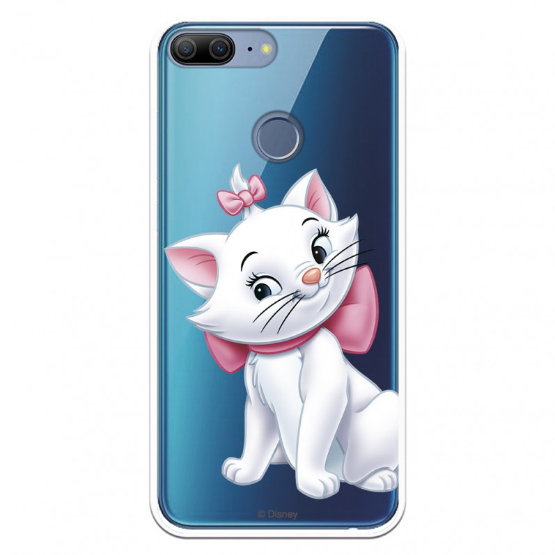 Oficiální průhledné pouzdro Disney Marie Silhouette pro Honor 9 Lite - The Aristocats