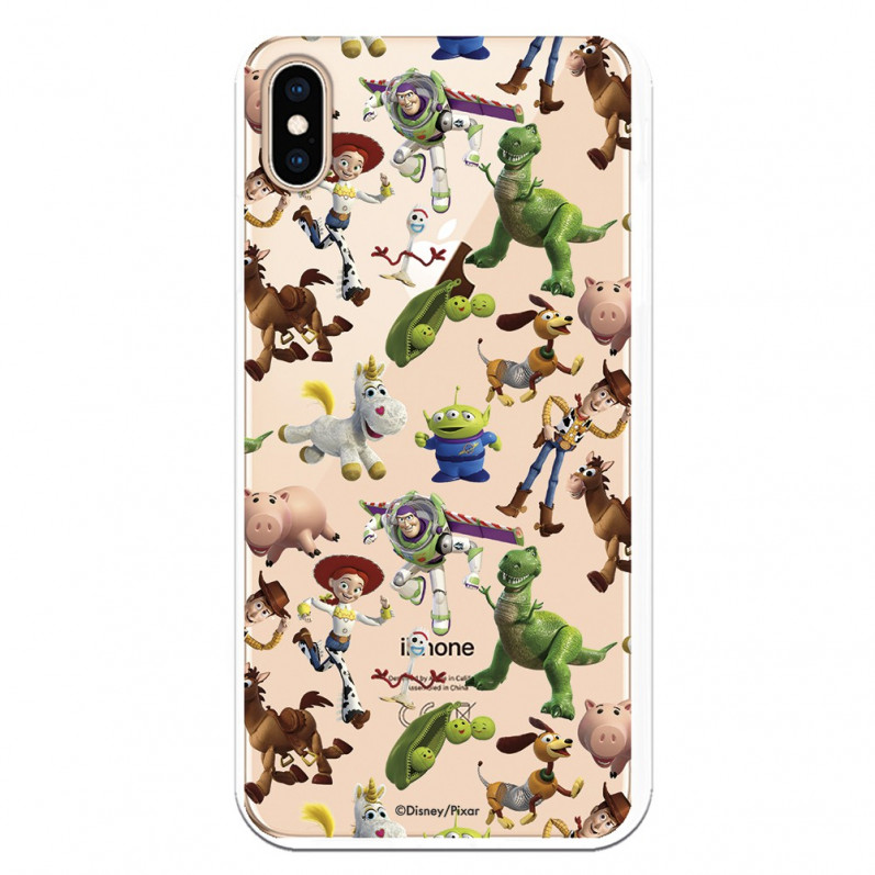 Carcasa Oficial Carcasa Oficial Disney Toy Story Siluetas Transparente - Toy Story para iPhone XS Max- La Casa de las Carcasas