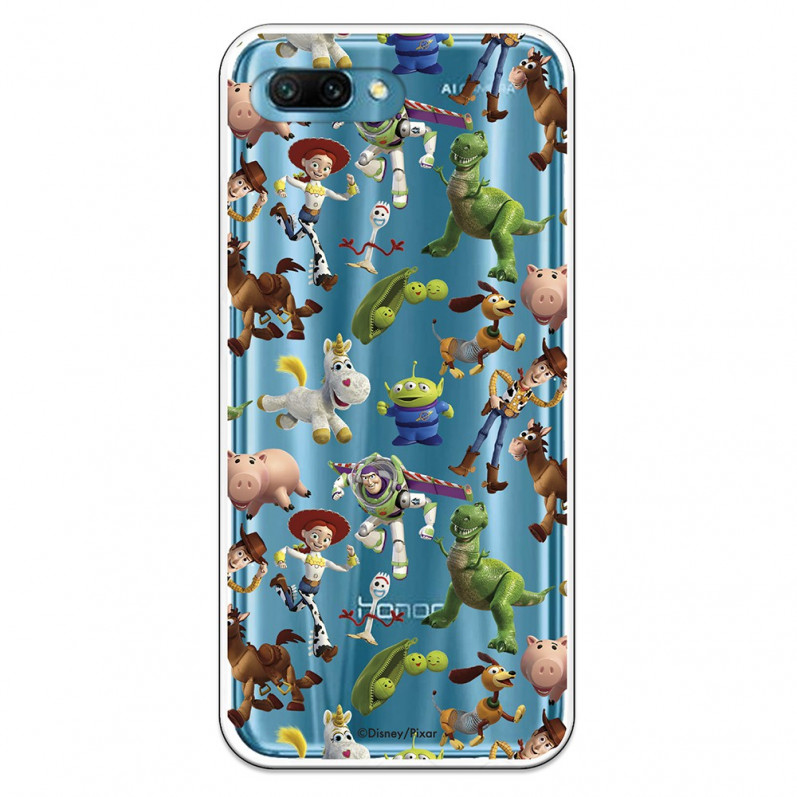 Carcasa Oficial Carcasa Oficial Disney Toy Story Siluetas Transparente - Toy Story para Huawei Honor 10- La Casa de las Carcasas