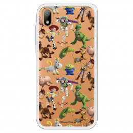 Carcasa Oficial Carcasa Oficial Disney Toy Story Siluetas Transparente - Toy Story para Huawei Y5 2019- La Casa de las Carcasas